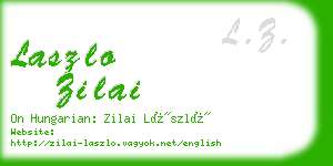 laszlo zilai business card